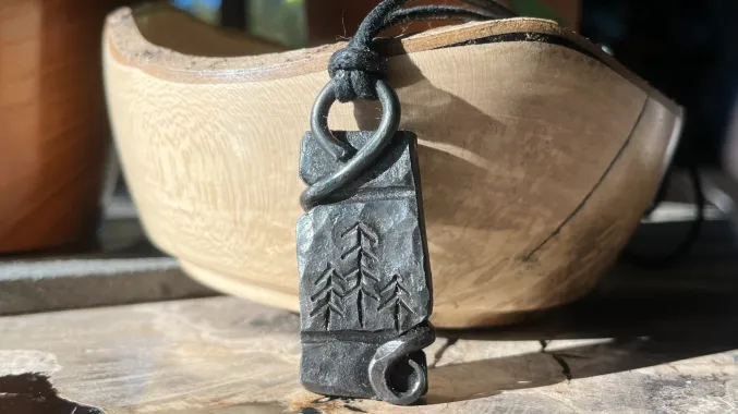 Forest Viking Jewelry Pendant Necklace