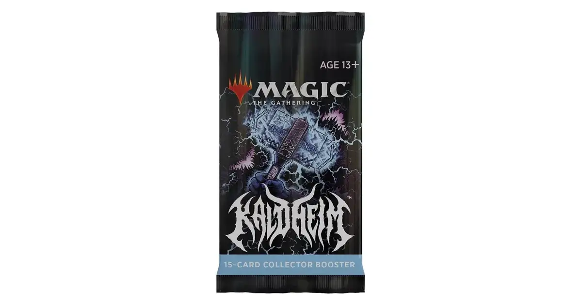 kaldheim collector edition booster box Magic the Gathering: Kaldheim™ Pack – Brewed Battles God of Storytelling Explore the icy expanse of Kaldheim with the return of snow lands and powerful snow mechanics mtg kaldheim collector booster card