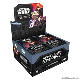 Star Wars Unlimited Ashes of the Empire Booster Display