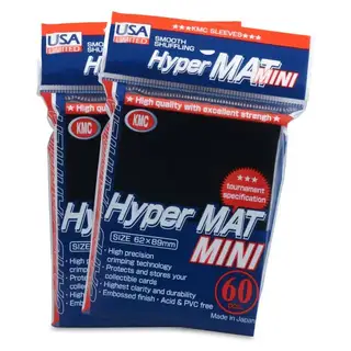 KMC Hyper MAT Mini Black 60-count 62x89 mm