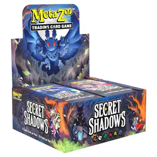 MetaZoo Secret Shadows Booster Display