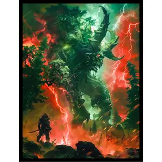 Gruul Sleeves - AI Armor MTG Sleeves - 100 ct