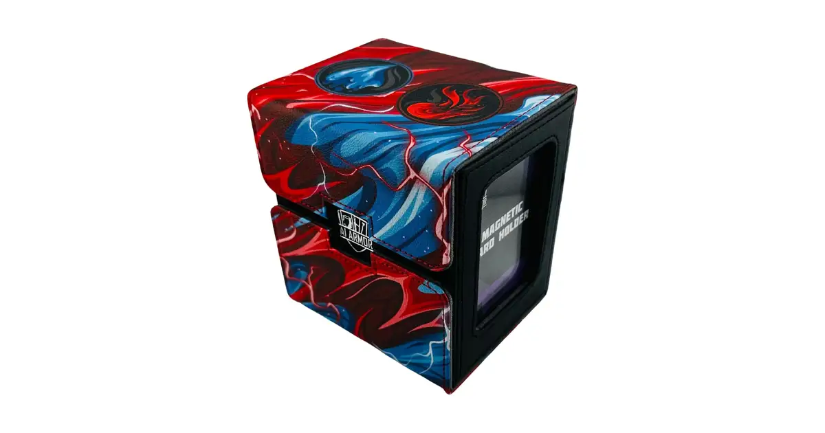 AI Armor Izzet MTG Deck Box 100+ | MTG Deck Boxes | Gaming