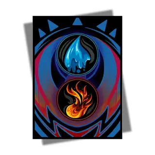 Izzet Sleeves: Blue Red Mana - AI Armor MTG Sleeves - 100 ct