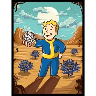 Fallout Sleeves Vault Boy - AI Armor MTG Textured Sleeves - 100 ct