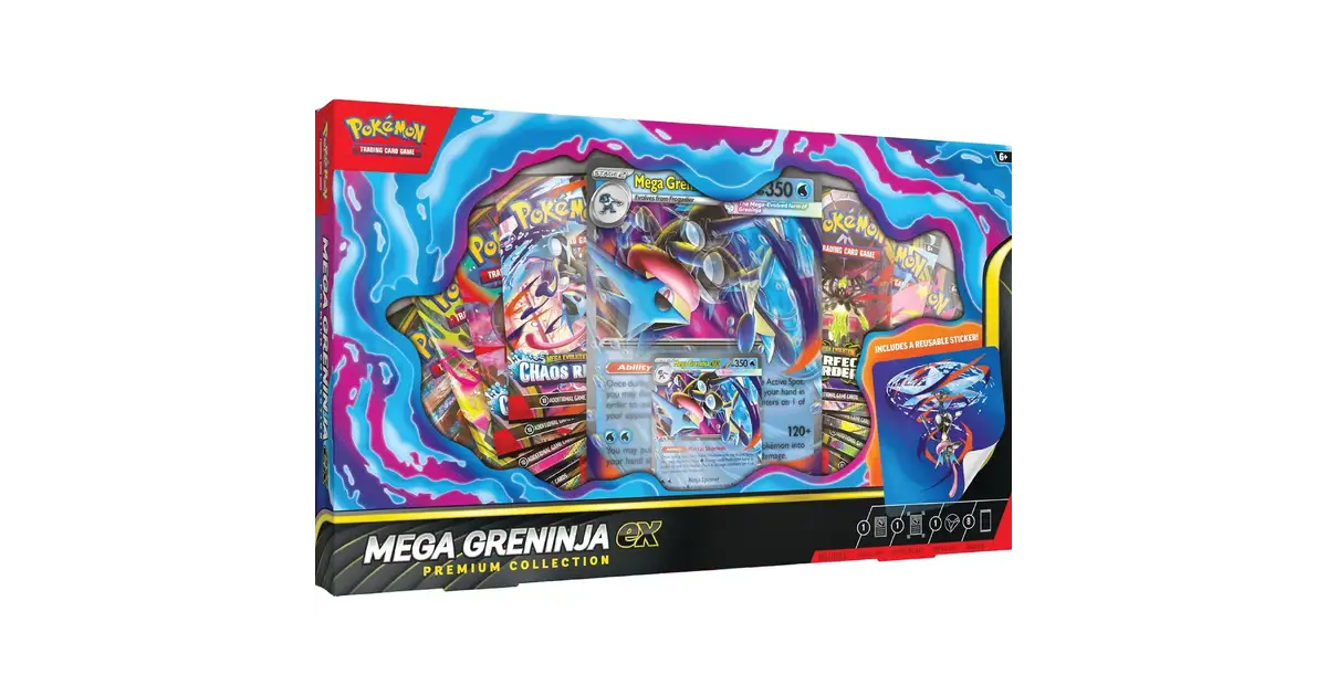 Mega Greninja ex Premium Collection | Pokemon | Trading Card Games