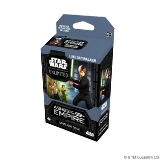 Star Wars Unlimited Spotlight Starter Deck Ashes of the Empire Luke Skywalker