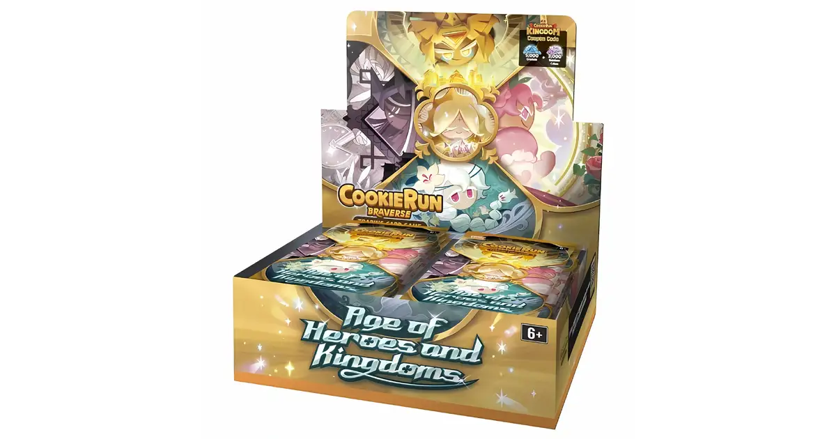 CookieRun TCG: Age of Heroes & Kingdoms Booster Display | CookieRun TCG |  Trading Card Games | Backwoods Wizards