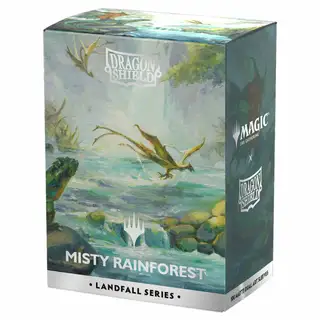 Dragon Shield Landfall Series Sleeves Misty Rainforest - 100 ct