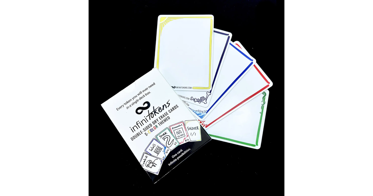 InfiniTokens Dry Erase Color Cards | Gaming Accessories | Backwoods Wizards