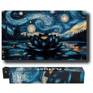 AI Armor Starry Night Black Lotus Playmat