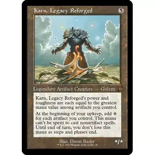 Karn, Legacy Reforged (Retro Frame) [Foil]