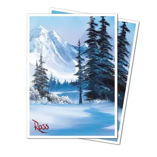 Bob Ross: Winter Paradise - Ultra Pro Apex MTG Sleeves - 105 ct