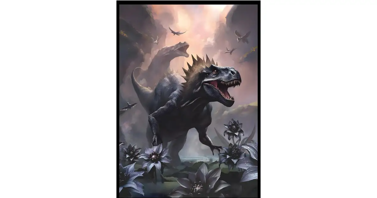 Dinosaur Sleeves - Realm Guard MTG Sleeves - 100 ct | MTG Sleeves & Toploaders | Gaming Accessories | Backwoods Wizards Dinosaur Sleeves - Realm Guard MTG Sleeves - 100 ct | MTG Sleeves & Toploaders | Gaming Accessories | Backwoods Wizards