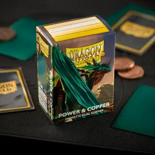 Dragon Shield Matte Dual Sleeves - Power & Copper