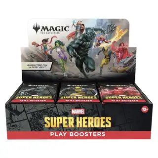 MTG: Universes Beyond - Marvel Super Heroes Play Booster Display