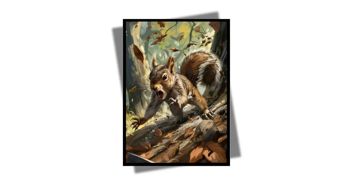 squirrel card sleeves Unstable Earl of Squirrel Deck Protector sleeves for Magic (120-Pack) -  Ultra Pro Card Sleeves - Card Sleeves