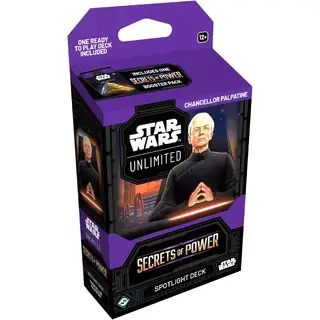 Star Wars Unlimited Spotlight Starter Deck Secrets of Power Chancellor Palpatine
