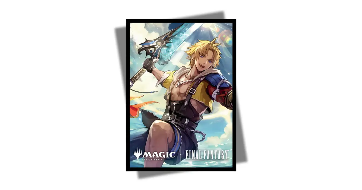 Final Fantasy: Tidus, Yuna's Guardian - Ultra Pro MTG Sleeves - 100 ct | MTG Sleeves & Toploaders | Gaming Accessories | Backwoods Wizards Final Fantasy: Tidus, Yuna's Guardian - Ultra Pro MTG Sleeves - 100 ct | MTG Sleeves & Toploaders | Gaming Accessories | Backwoods Wizards