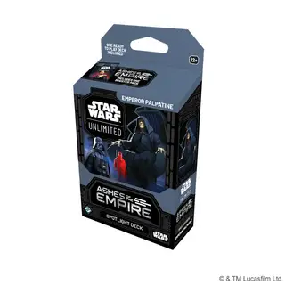 Star Wars Unlimited Spotlight Starter Deck Ashes of the Empire Emperor Palpatine