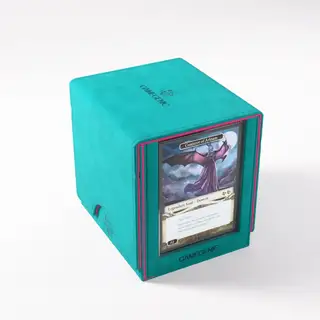 Gamegenic Sidekick Pro 100+ XL TCG Deck Box Teal/Pink