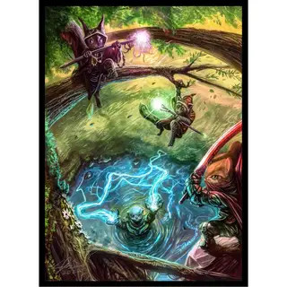 Bloomburrow Card Sleeves: Woodlands - AI Armor MTG Sleeves - 100 ct