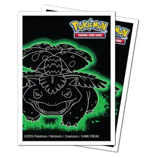 Pokemon Neon Kanto Venusaur - Ultra Pro Apex MTG Sleeves - 105 ct