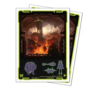 Edge of Eternities Kavaron, Memorial World - Ultra Pro Apex MTG Sleeves - 105 ct