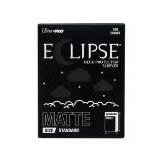 Ultra Pro Textured Deck Protector Sleeves Eclipse Matte - Jet Black