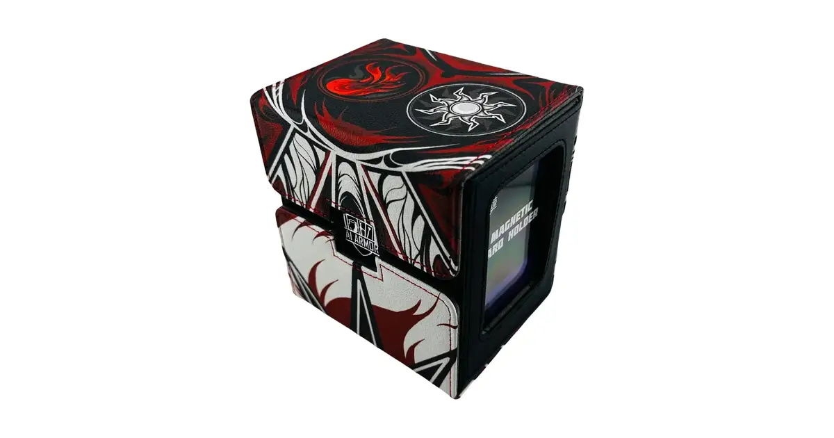 Realm Guard Boros MTG Deck Box 100+ Realm Guard Boros MTG Deck Box 100+