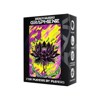 Melting Black Lotus - Realm Guard Graphene Textured MTG Sleeves - 100 ct