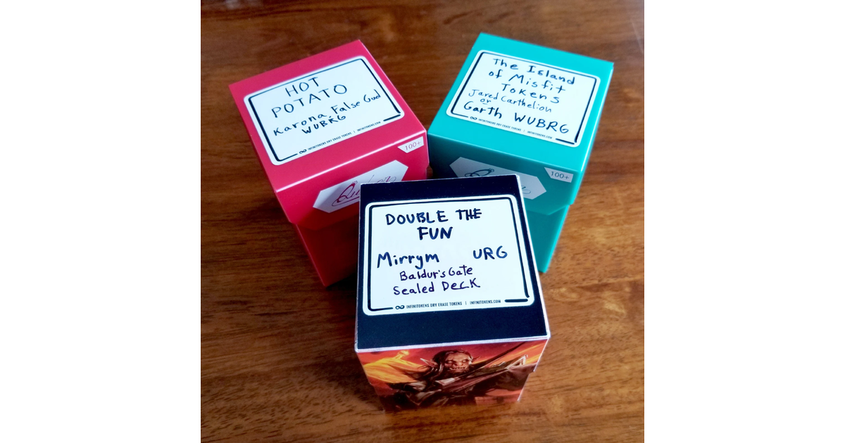 InfiniTokens Deck Box and Organizing Labels | Gaming Accessories ...