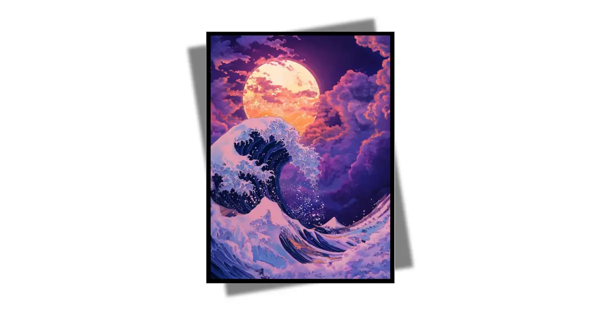 The Great Purple Wave Sleeves - AI Armor MTG Sleeves - 100 ct