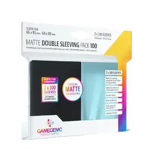 MATTE Double Sleeving Pack Gamegenic MTG Sleeves 2x100-ct