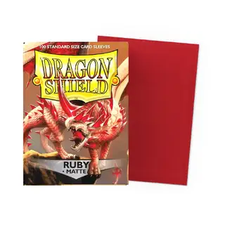 Dragon Shield Sleeves Matte Ruby