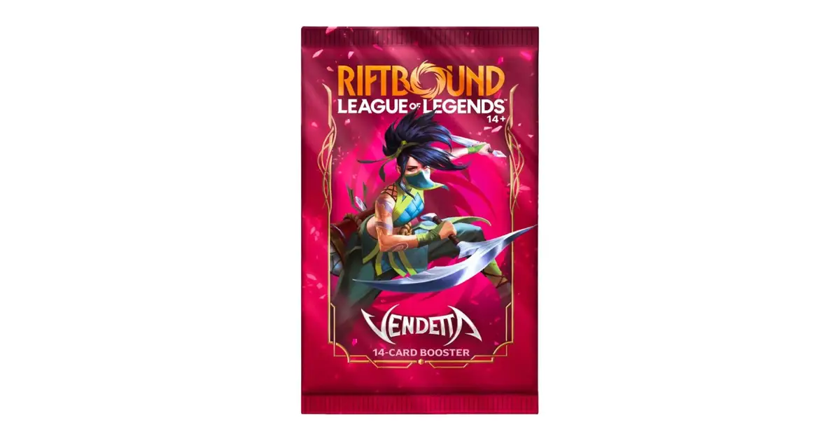 Riftbound League of Legends TCG Vendetta Booster Pack | Riftbound