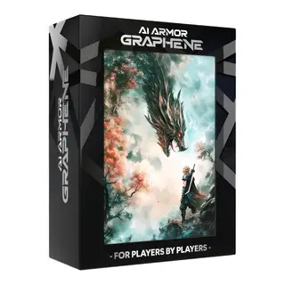 Fantasy Dragon - AI Armor Textured MTG Sleeves - 100 ct