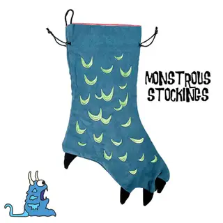 Monstrous Stocking: Troll Foot