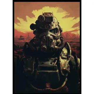 Fallout Sleeves - AI Armor MTG Sleeves - 100 ct