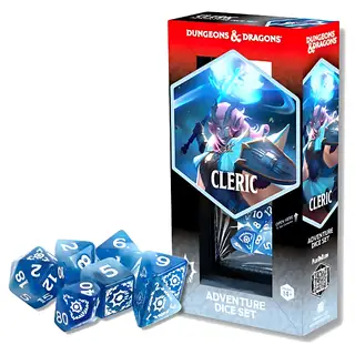 D&D Adventure Dice: Cleric (White/Blue)