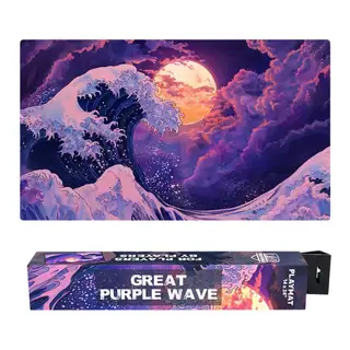AI Armor Great Purple Wave Playmat - Stitched