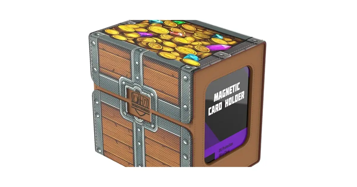 Treasure Chest Realm Guard Deck Box 100+ | MTG Deck Boxes | Gaming