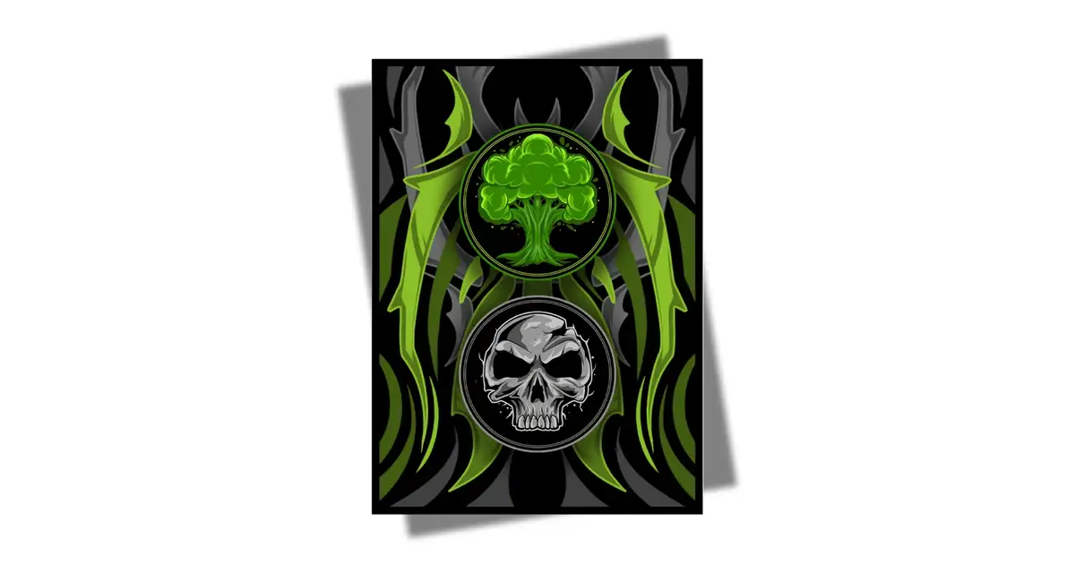 golgari card sleeves Golgari Insects Card Sleeves, Cute Magic the Gathering Sleeves, Green MTG Commander Sleeves
