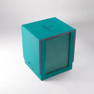 Gamegenic Squire Plus 100+ XL TCG Deck Box Teal/Pink