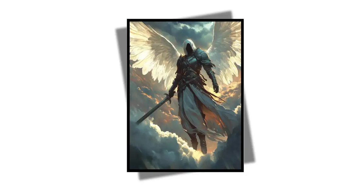 Angel Sleeves - Realm Guard MTG Sleeves - 100 ct | MTG Sleeves & Toploaders | Gaming Accessories | Backwoods Wizards Angel Sleeves - Realm Guard MTG Sleeves - 100 ct | MTG Sleeves & Toploaders | Gaming Accessories | Backwoods Wizards