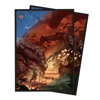 Bloomburrow Season Lands: Forest (Summer) - Ultra Pro MTG Sleeves - 100 ct