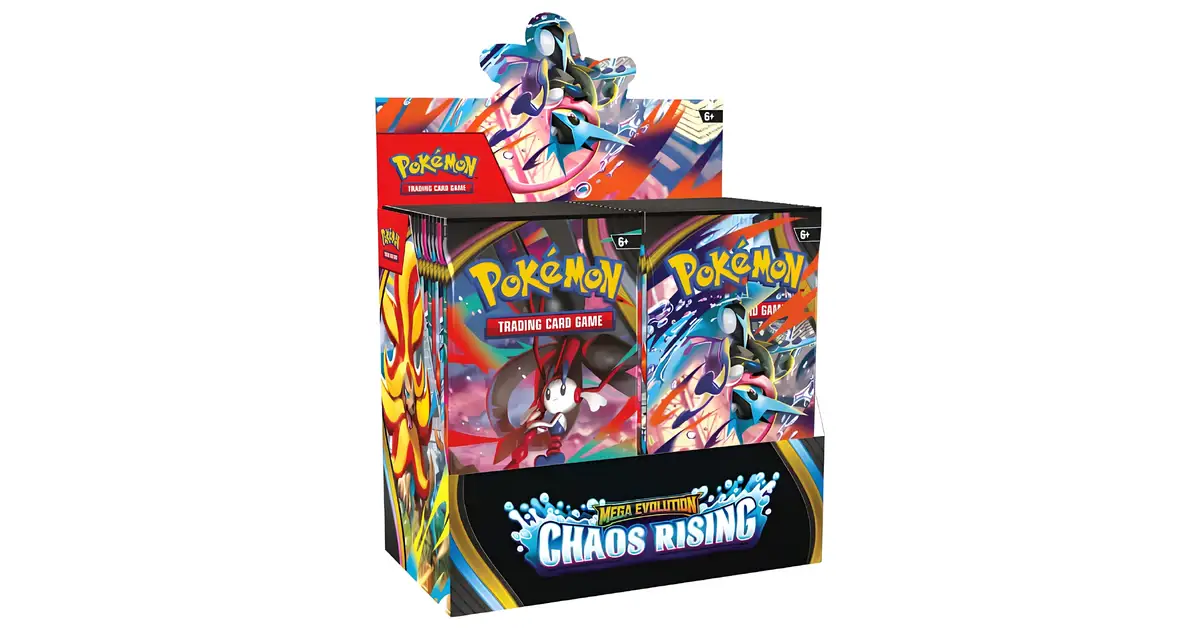 pokmon trading card game: mega evolution booster display TCG: Evolution: (Each booster pack contains 10 game cards Pokemon Mega Evolution 4 Chaos