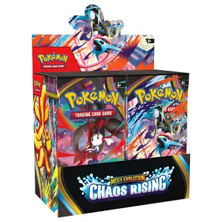 Pokemon Mega Evolution 4 Chaos Rising Enhanced Booster Display