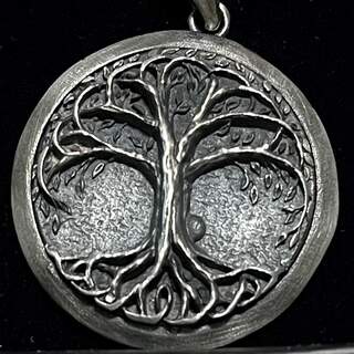 Silver Tree of Life Medallion