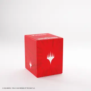 Gamegenic MTG Marvel Superheroes Bastion 100+ XL TCG Deck Box - Comic Burst Red